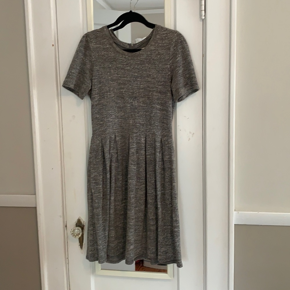 Madewell Heather grey Flannel dress
